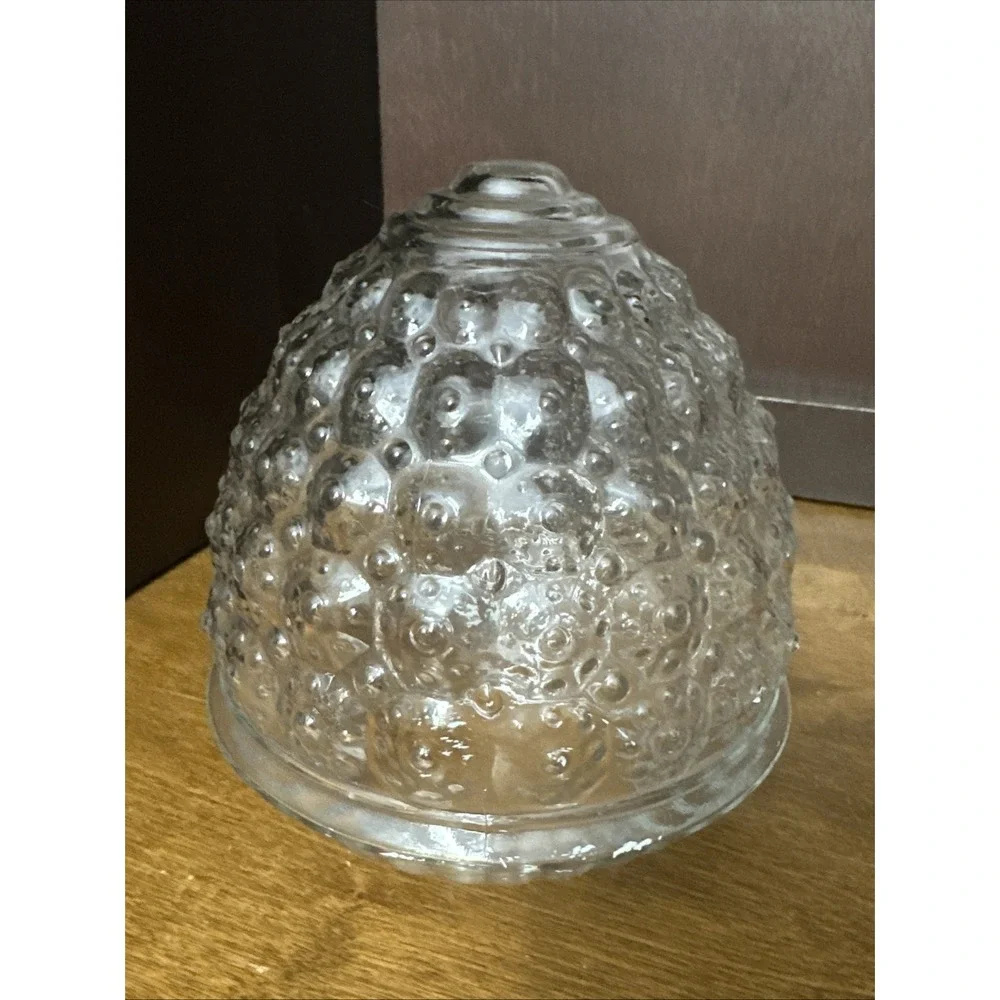 Clear Glass Light Shade Lamp Acorn Beehive Globe 3-1/8